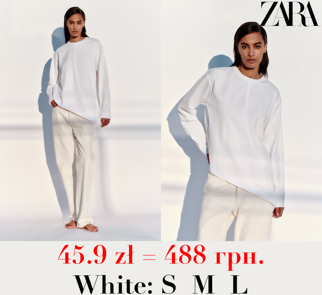 ASYMMETRIC DRAPED T-SHIRT
