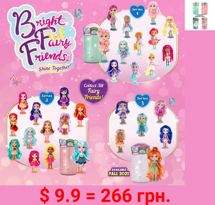 BFF Bright Fairy Friends Dolls From Funrise - Styles may vary