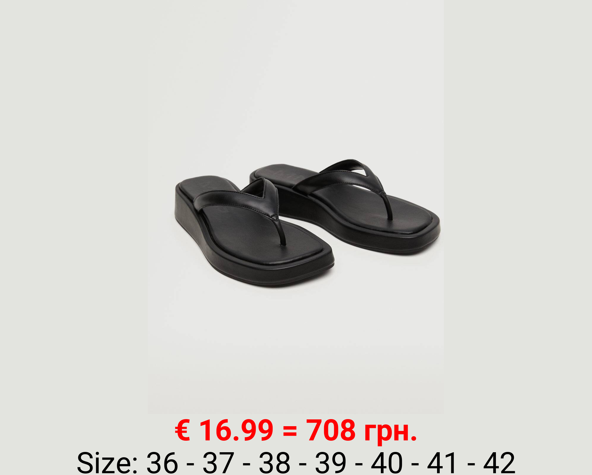 Sandalia tiras plataforma 