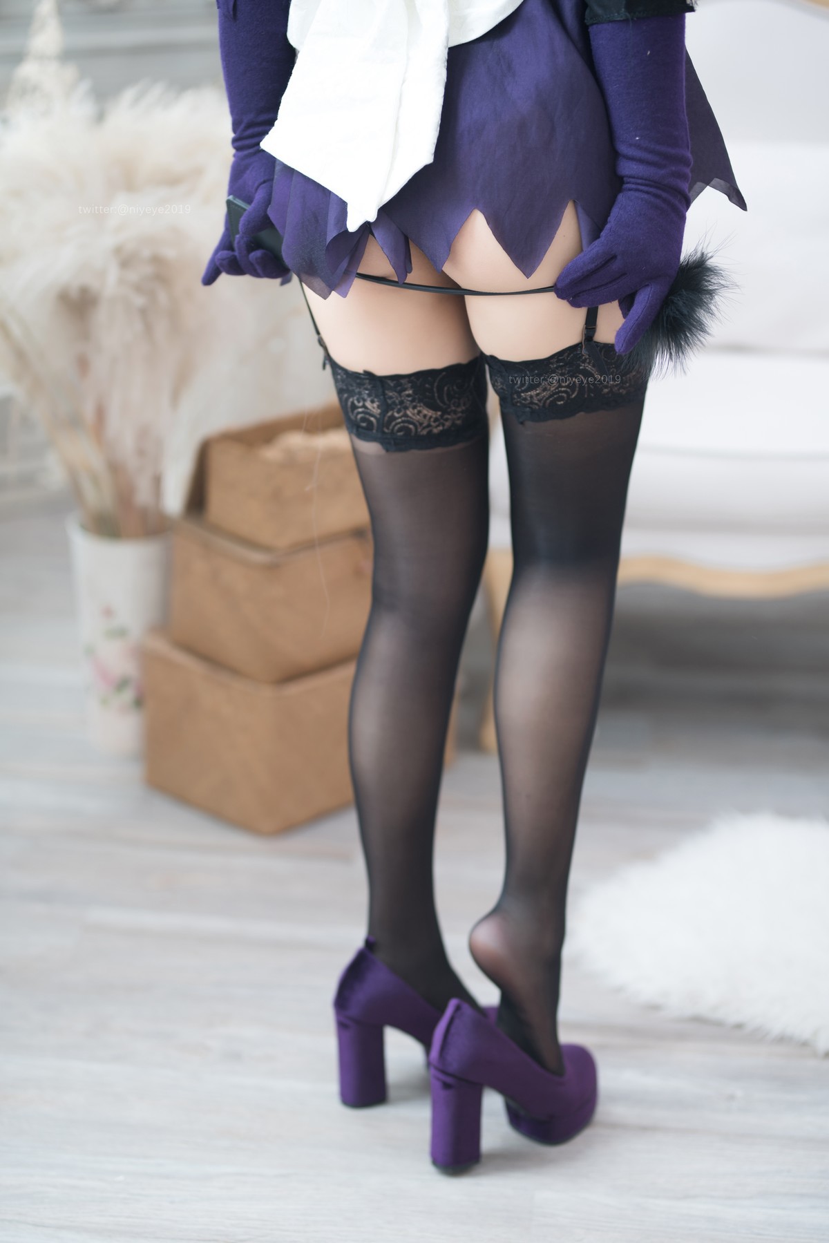 Cosplay 白烨 黑枪呆女仆 42