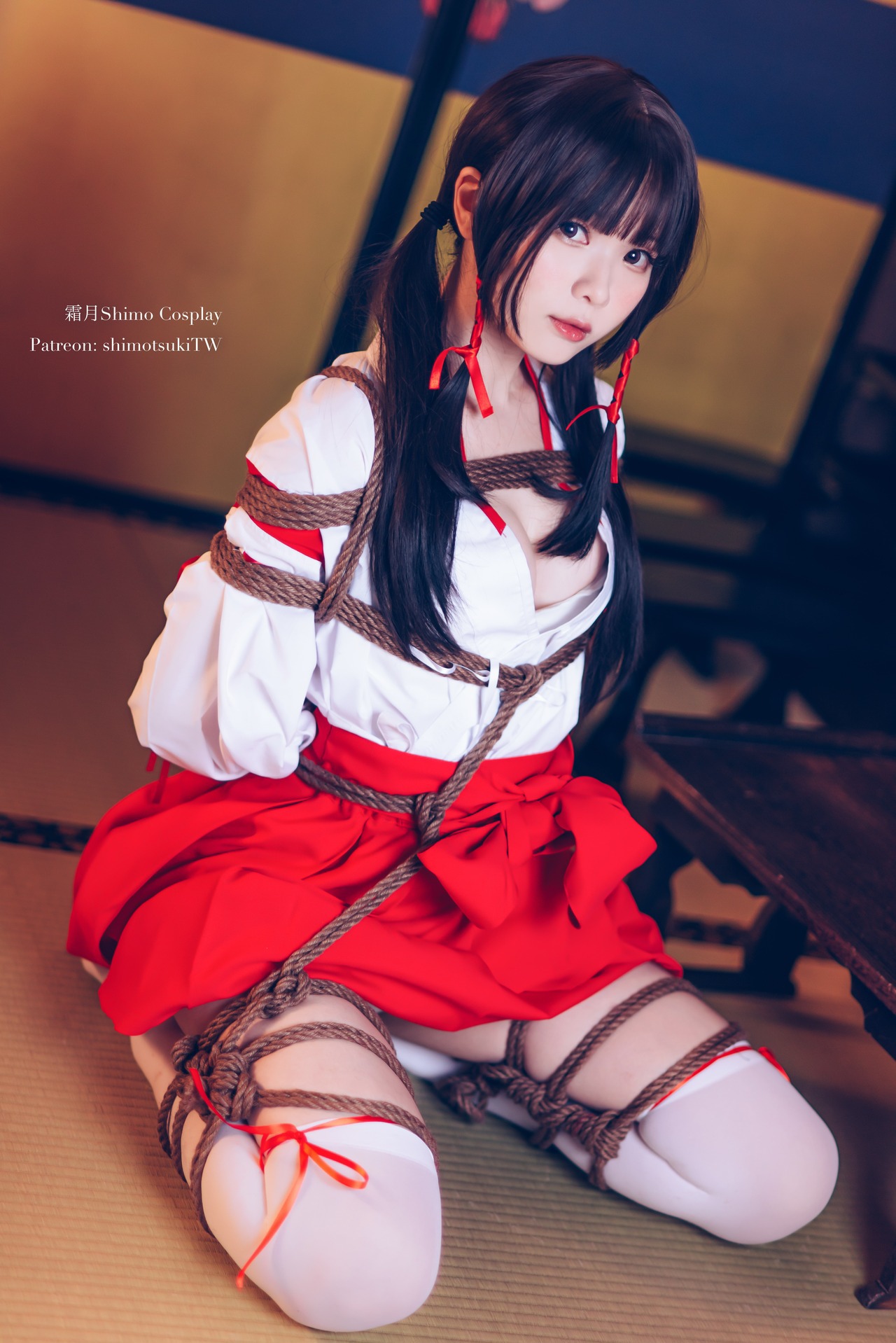 [霜月shimo] 巫女捆绑 Miko Bundle 19