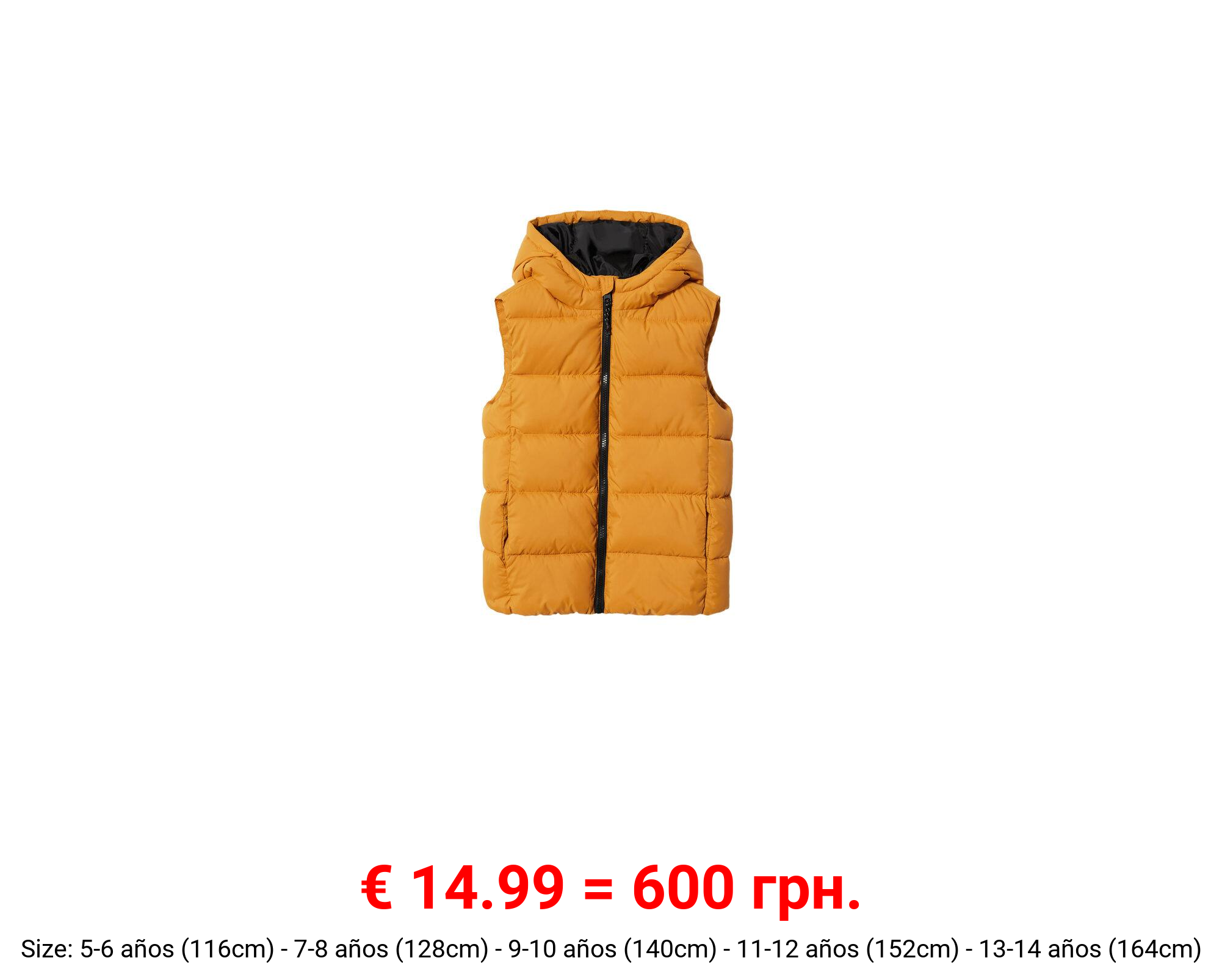 Chaleco acolchado capucha