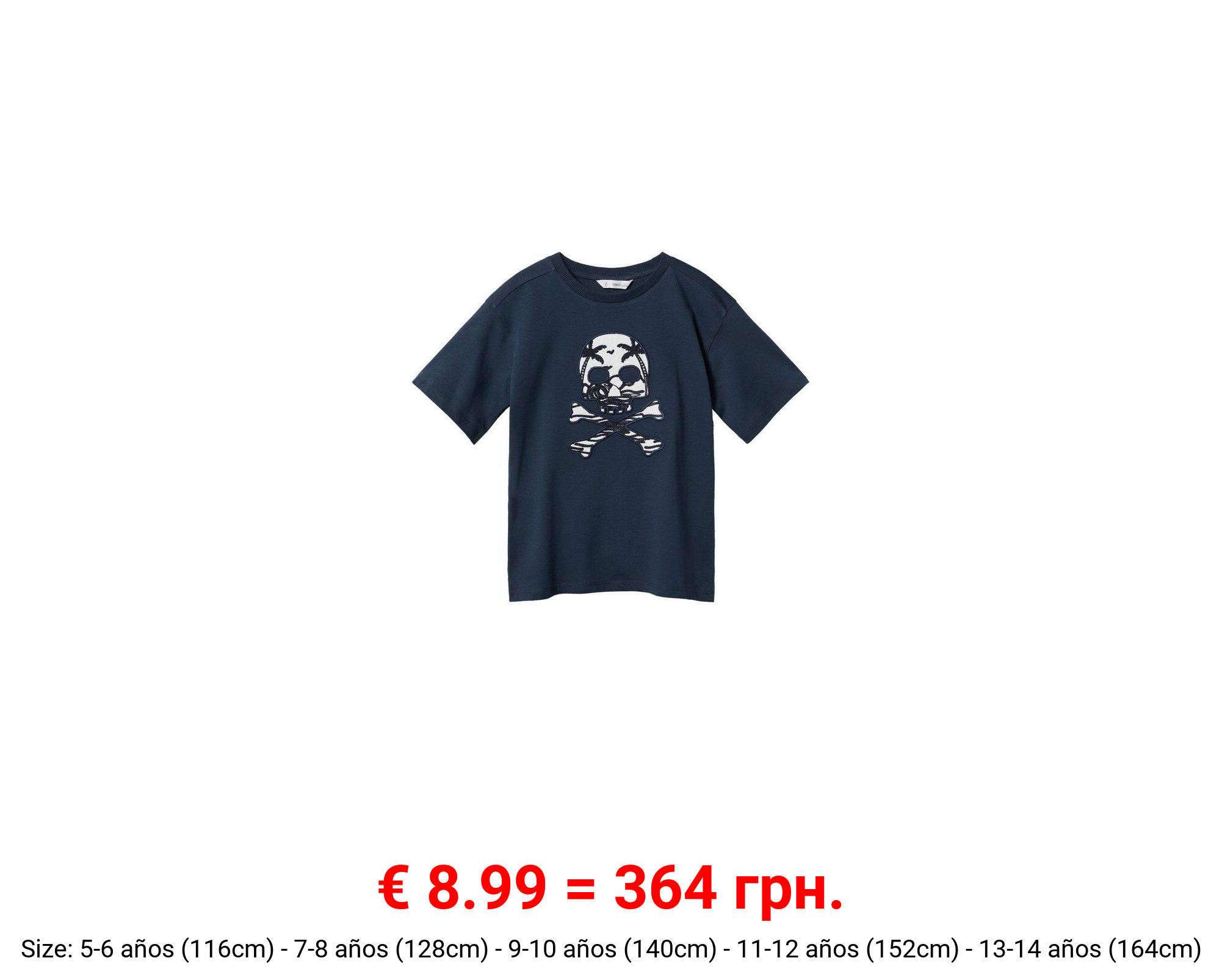 Camiseta algodón bordado