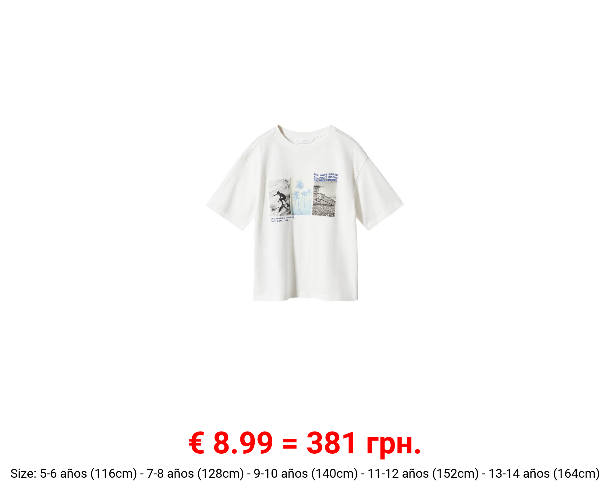 Camiseta estampada algodón