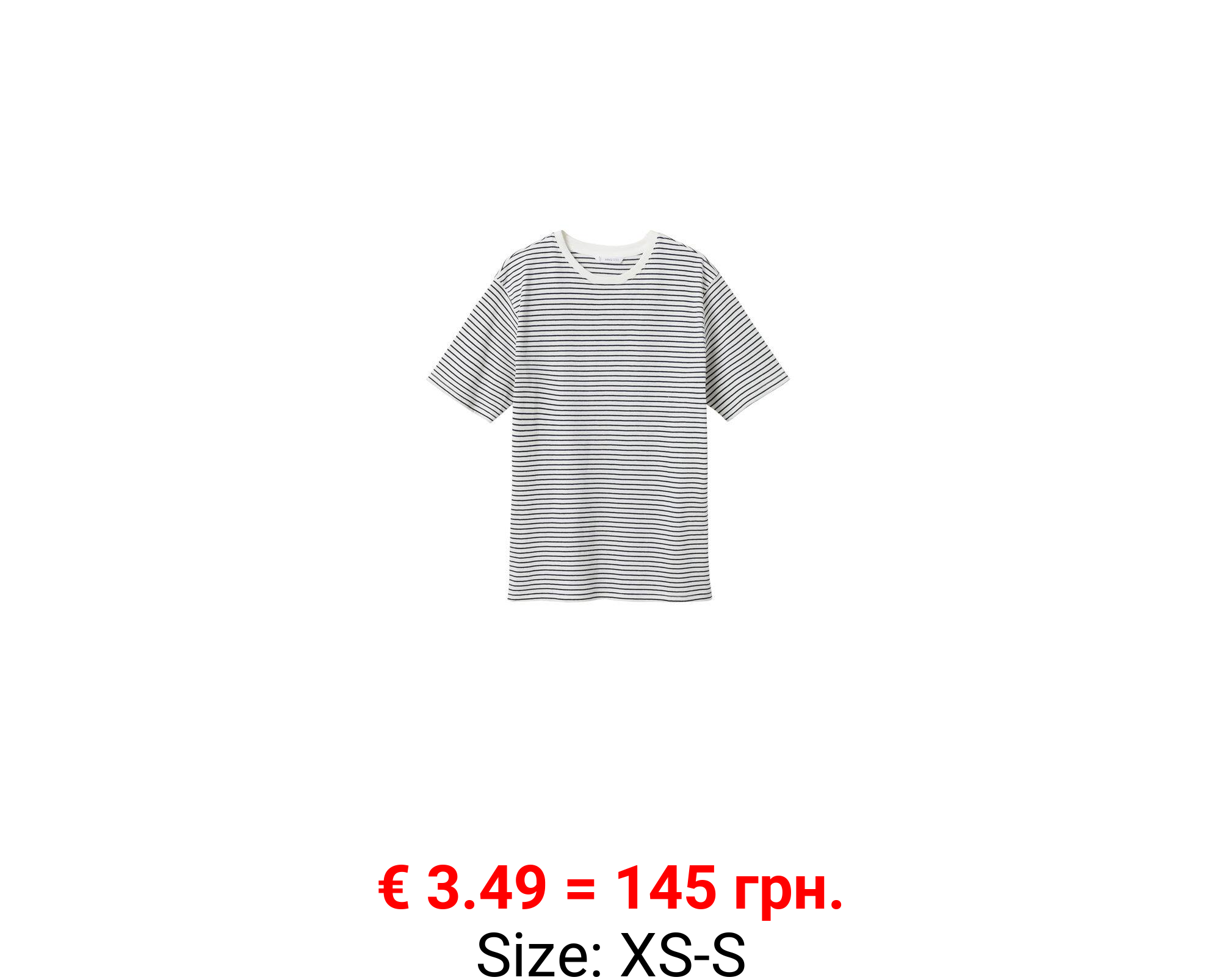 Camiseta algodón rayas