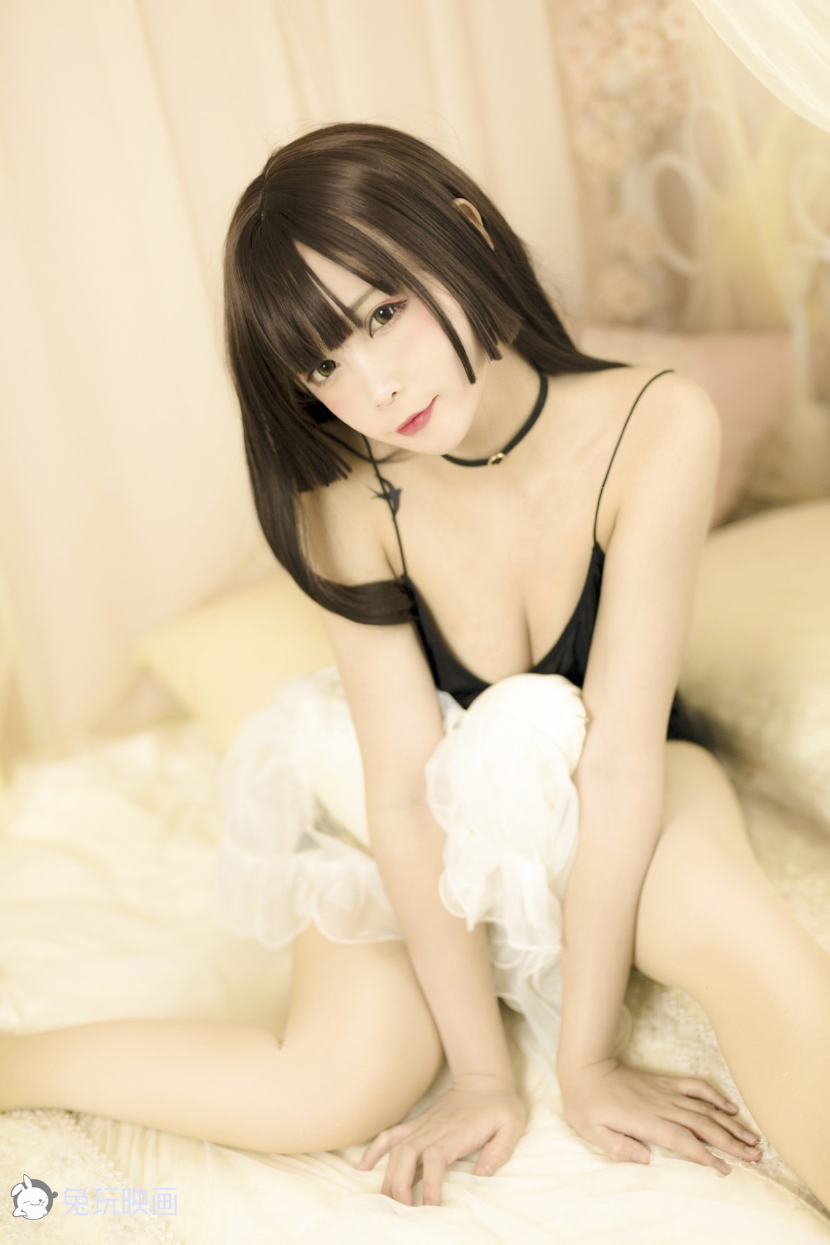 Cosplay 兔玩映画 黑睡衣 26