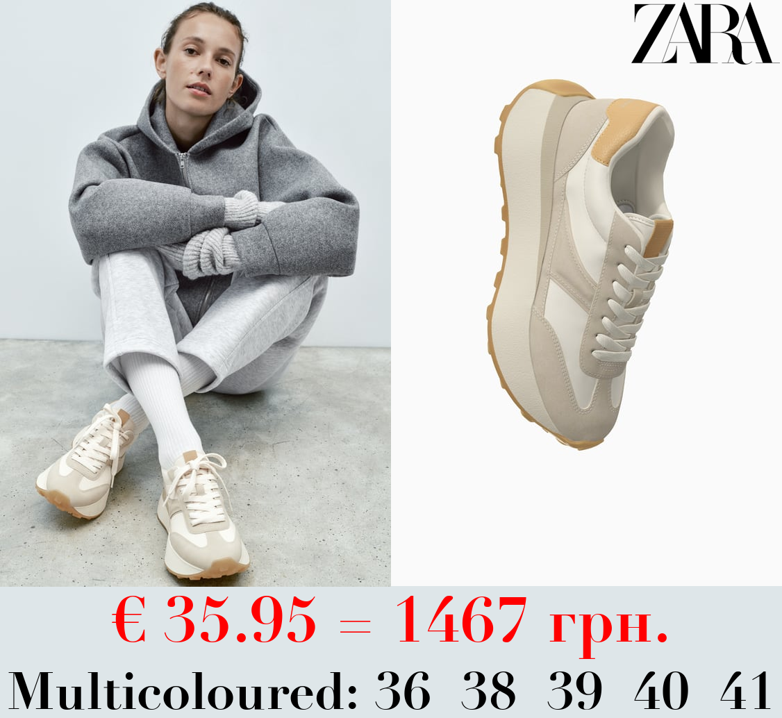 FLATFORM RUNNING TRAINERS