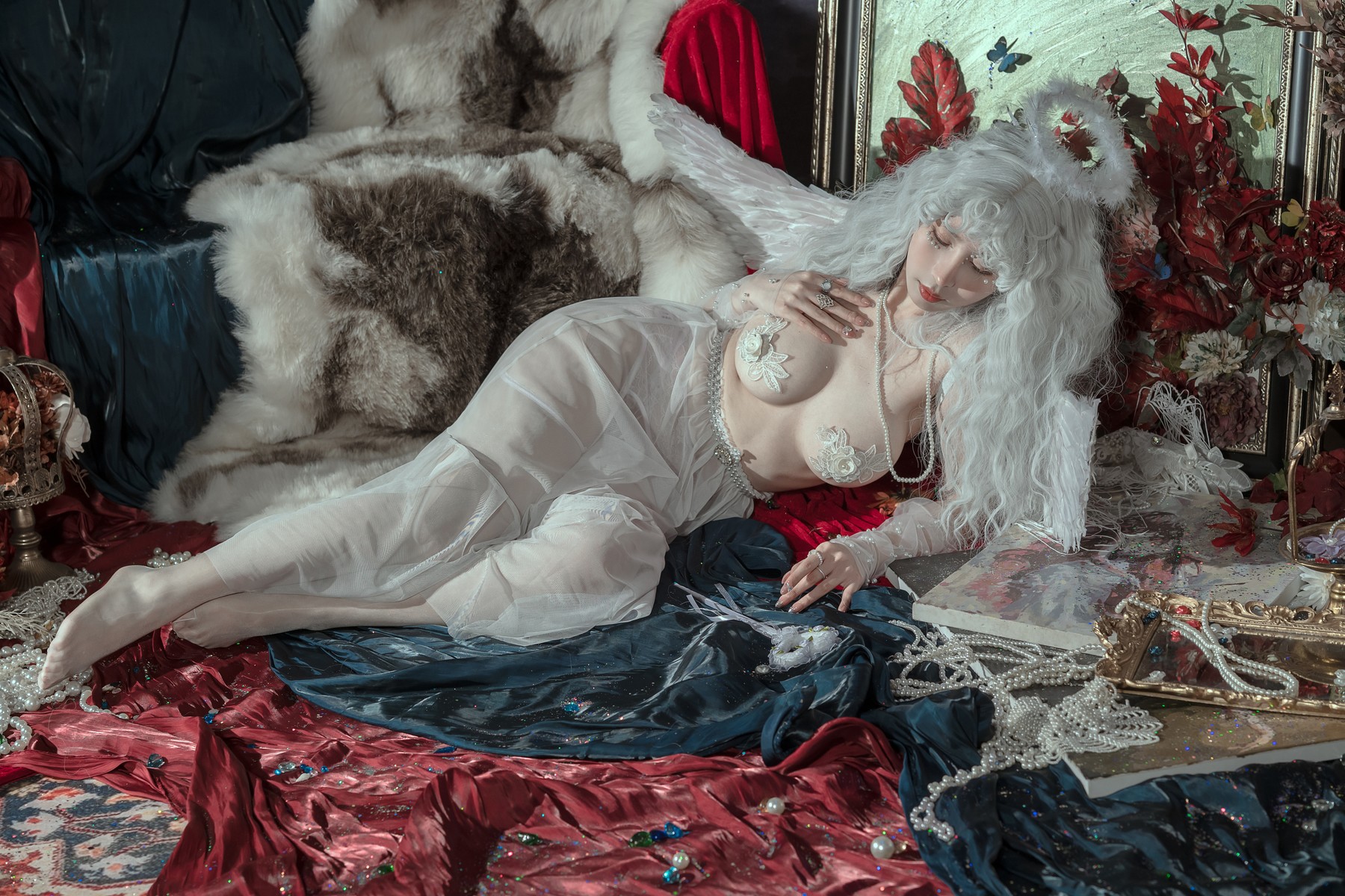 Cosplay 云溪溪 天使 14