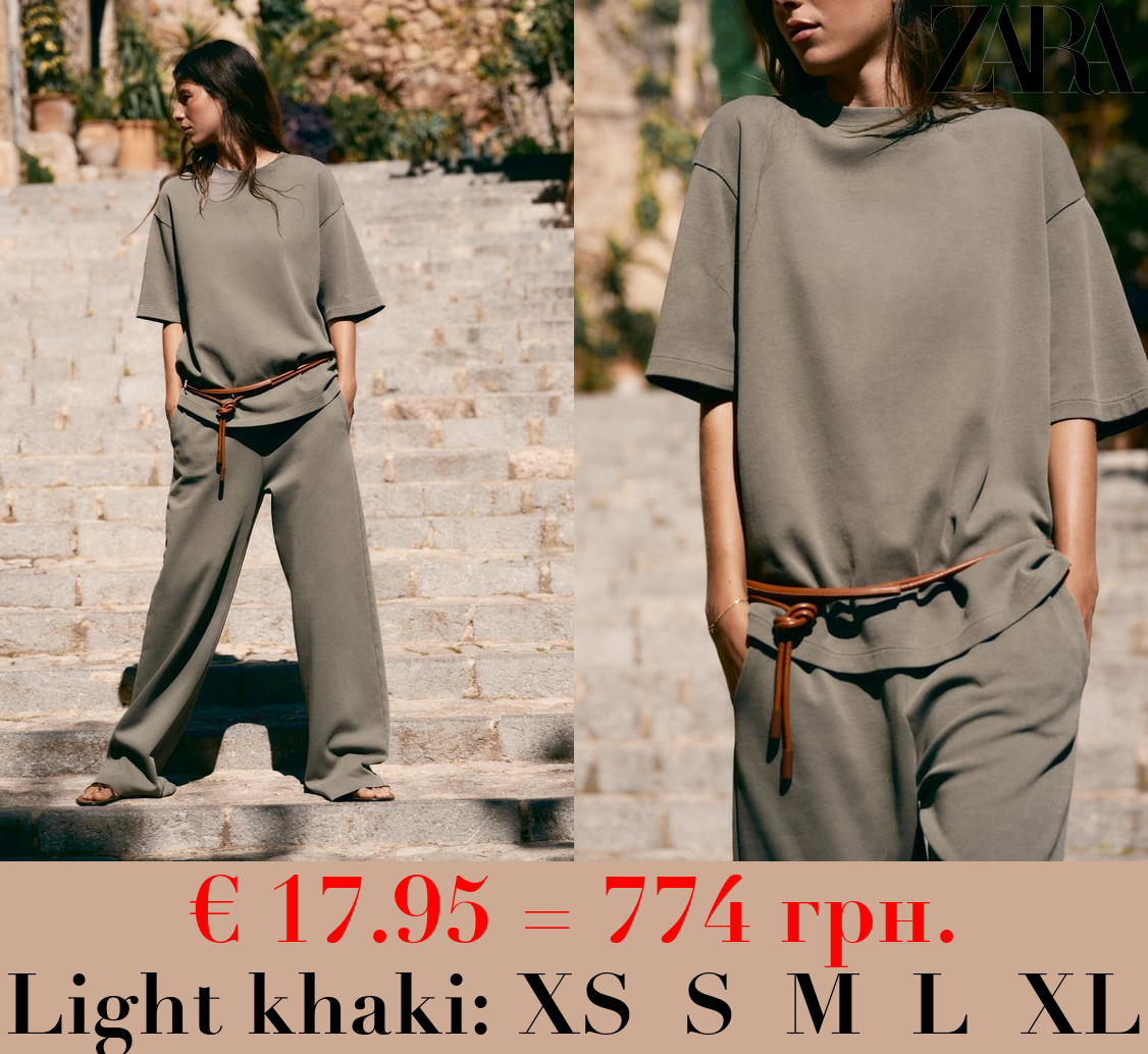 WASHED INTERLOCK T-SHIRT