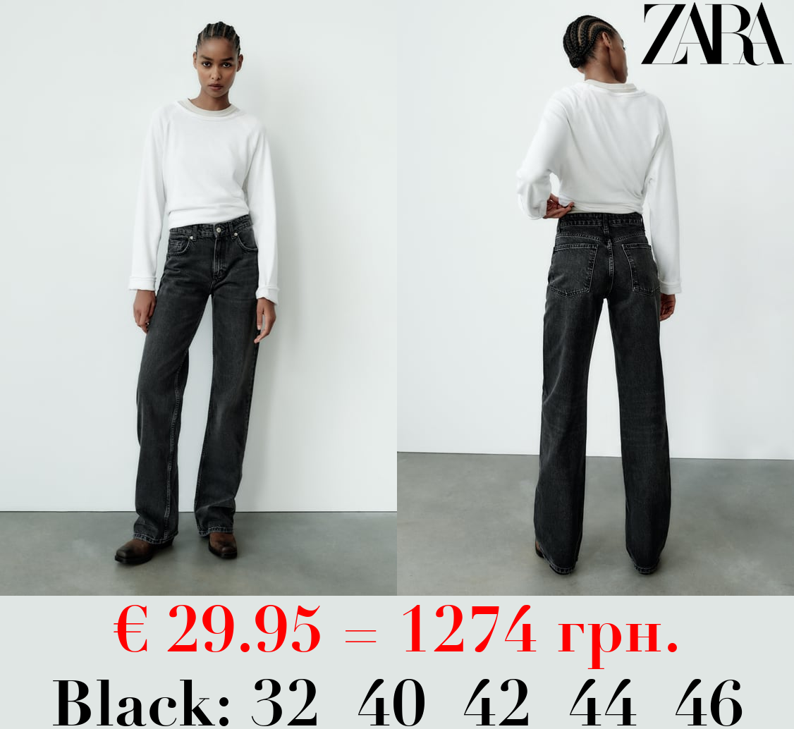 TRF WIDE-LEG MID-RISE FULL LENGTH JEANS