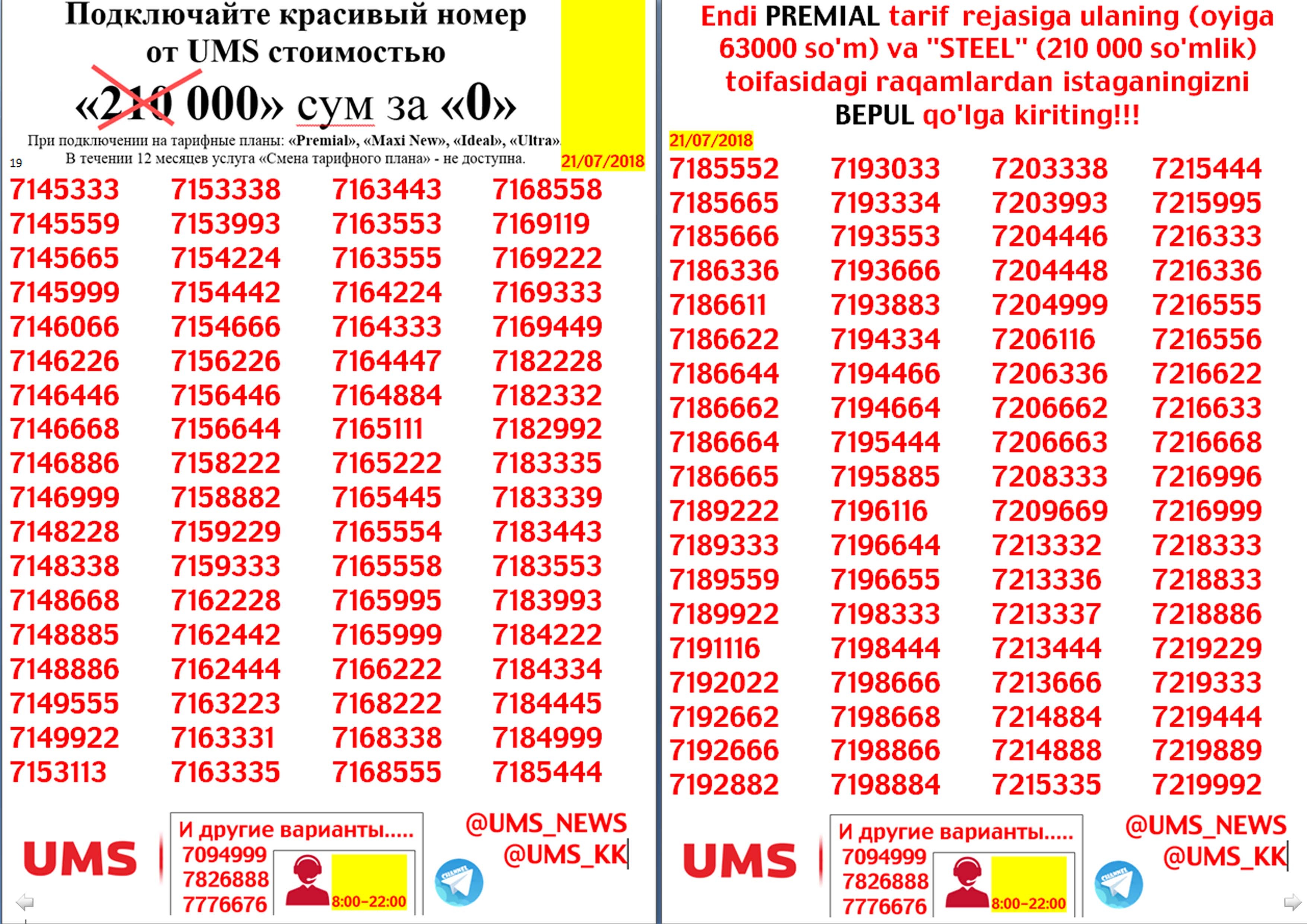 Ums nomer