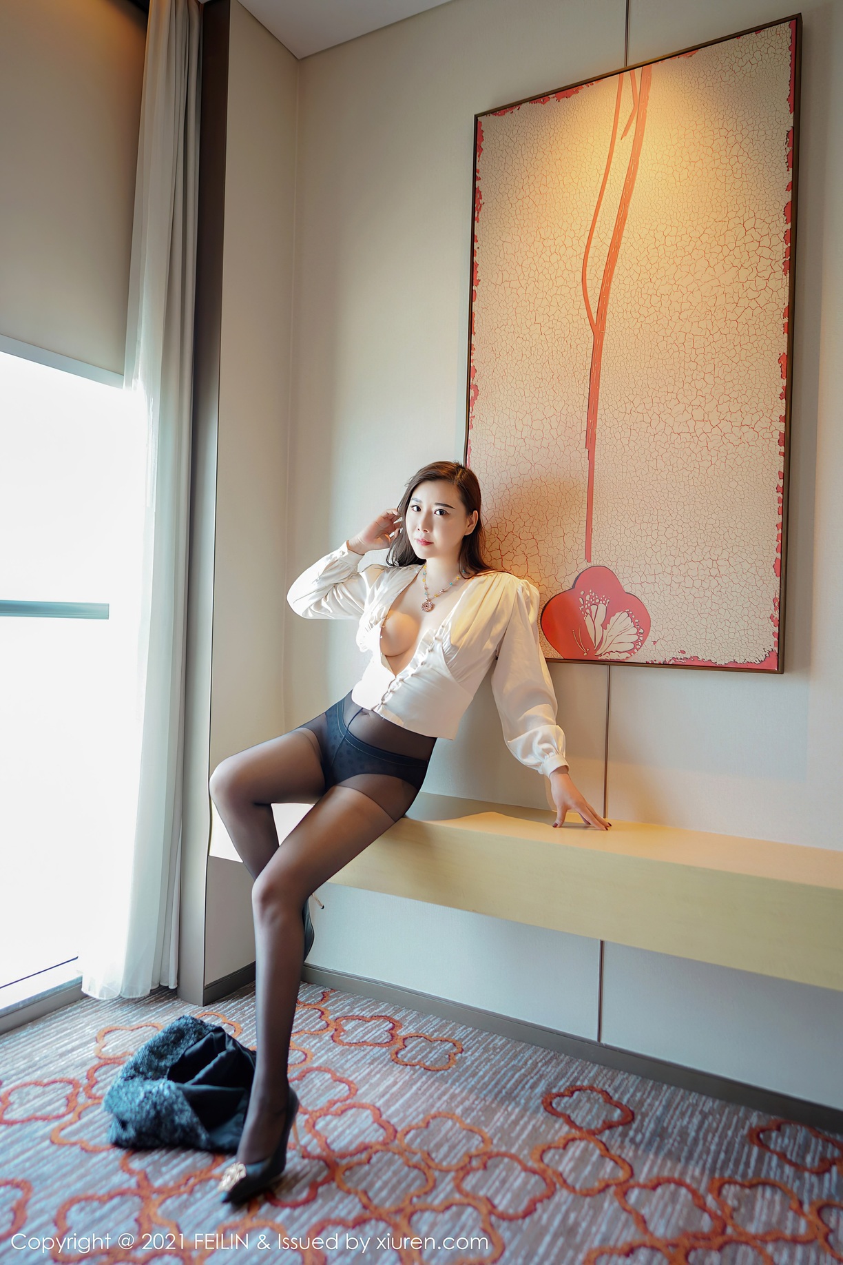 [FEILIN嗲囡囡] 2021.07.05 VOL.400 王婉悠Queen 38