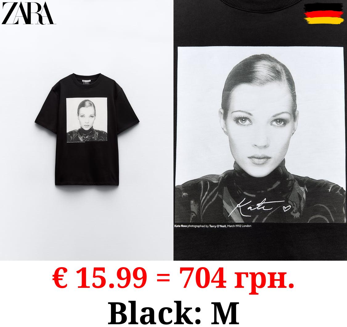 KATE MOSS © ICONIC IMAGES / TERRY O’NEILL 2024 T-SHIRT