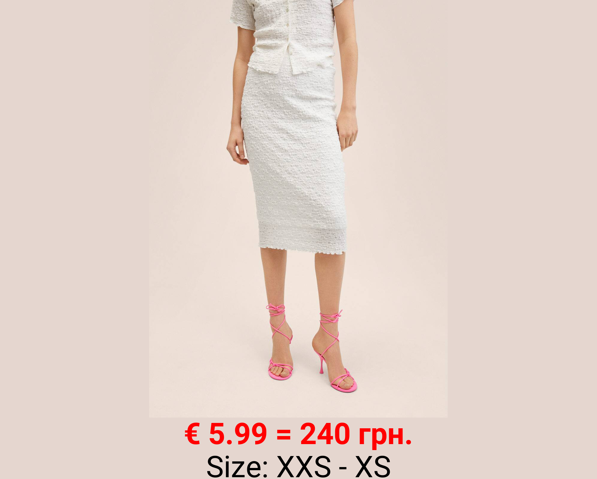 Falda algodón textura