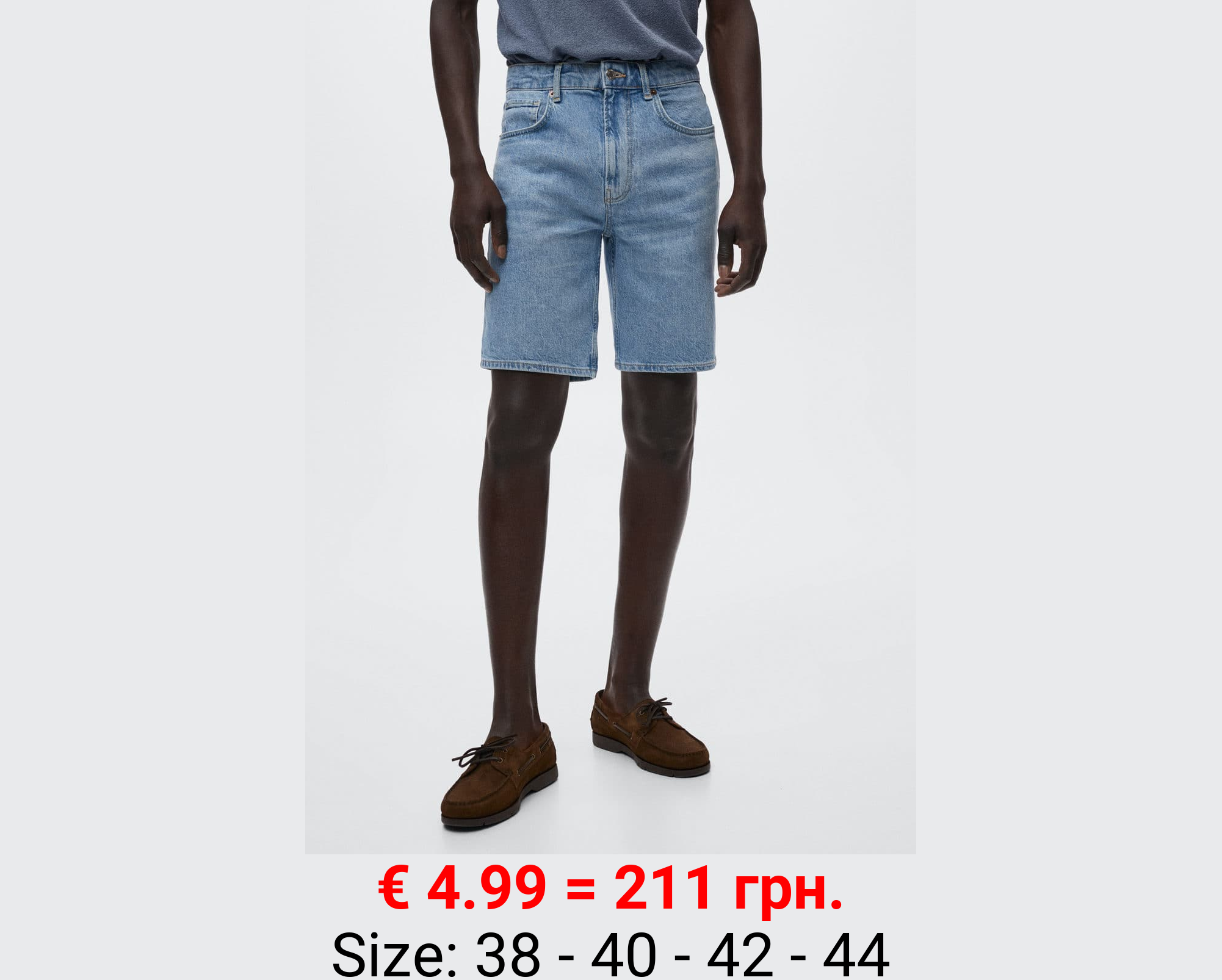 Bermudas vaqueras regular fit