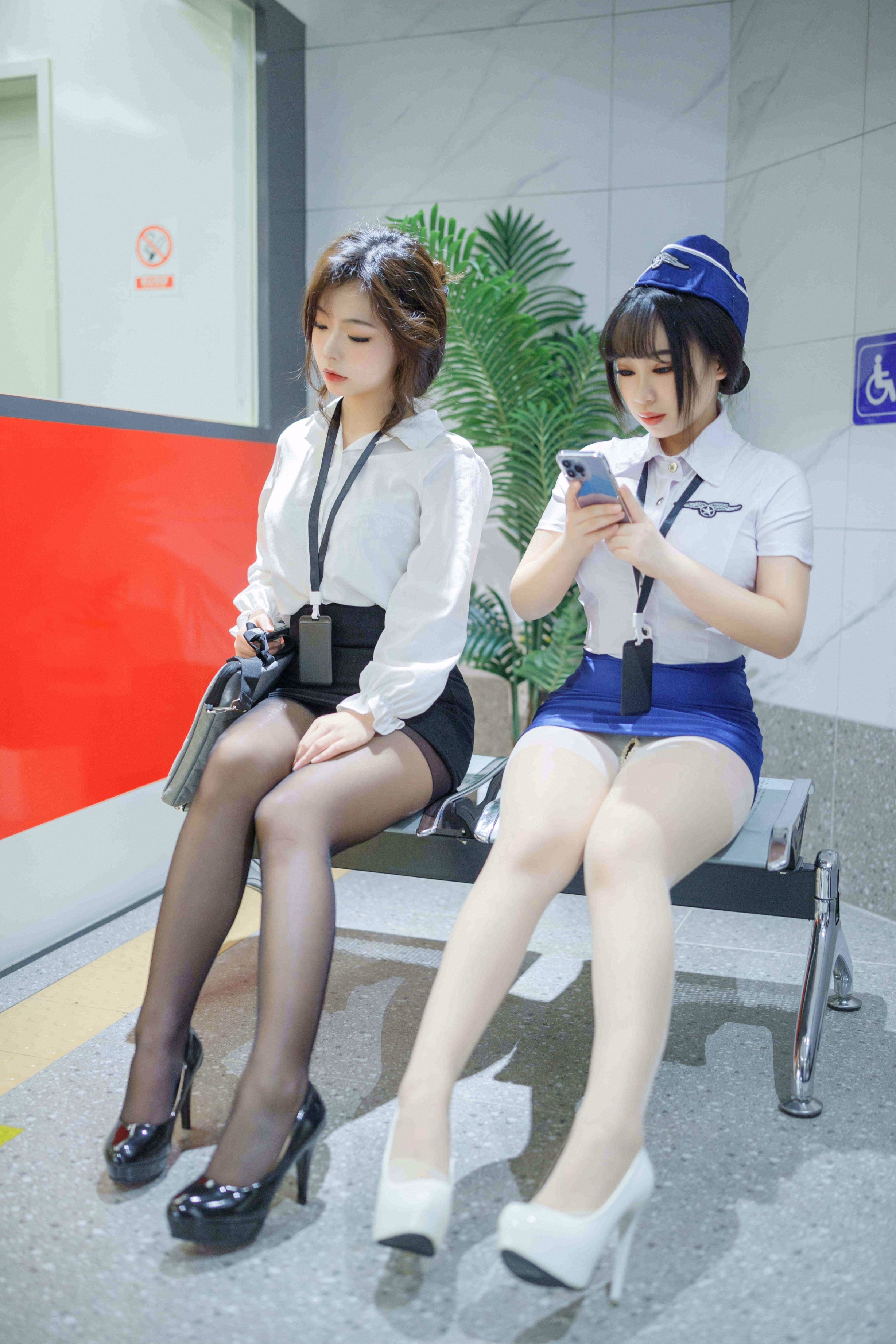 「yuuhui玉汇」胡桃猫 - 电车(164P6V2.92GB) 74