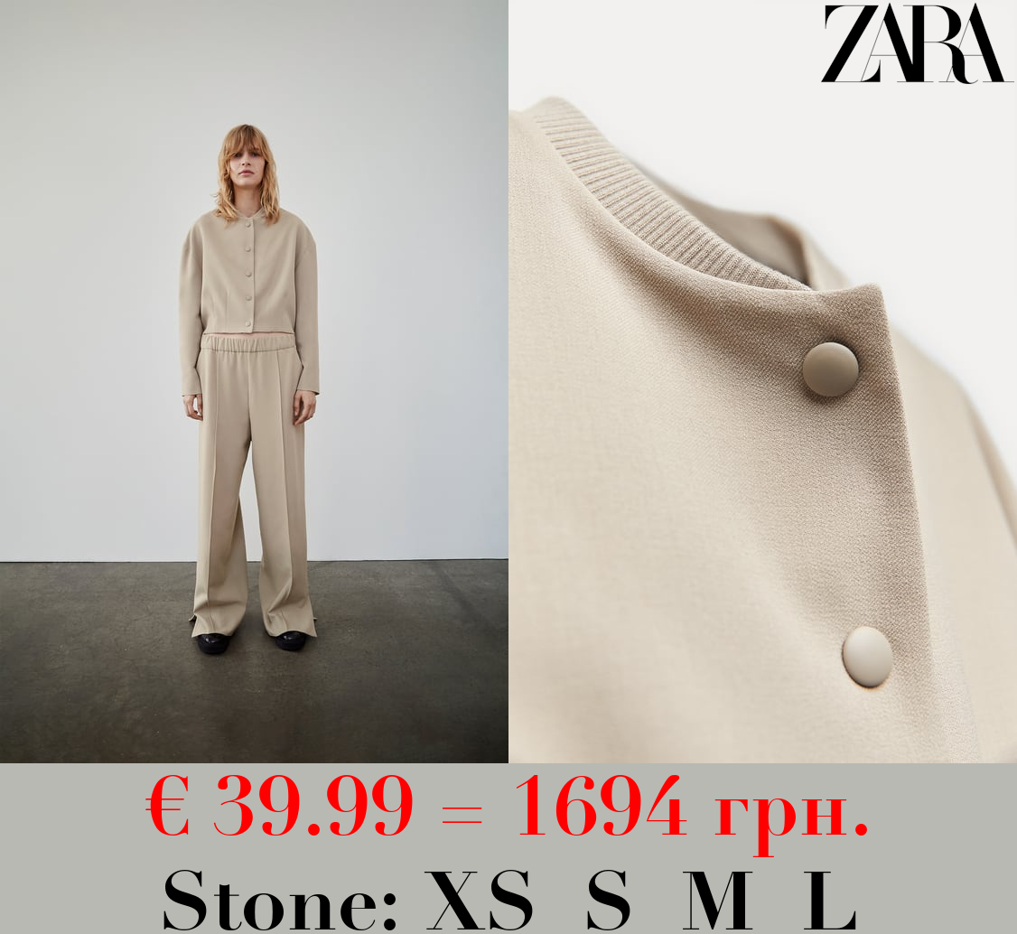 ZW COLLECTION SHORT BOMBER JACKET