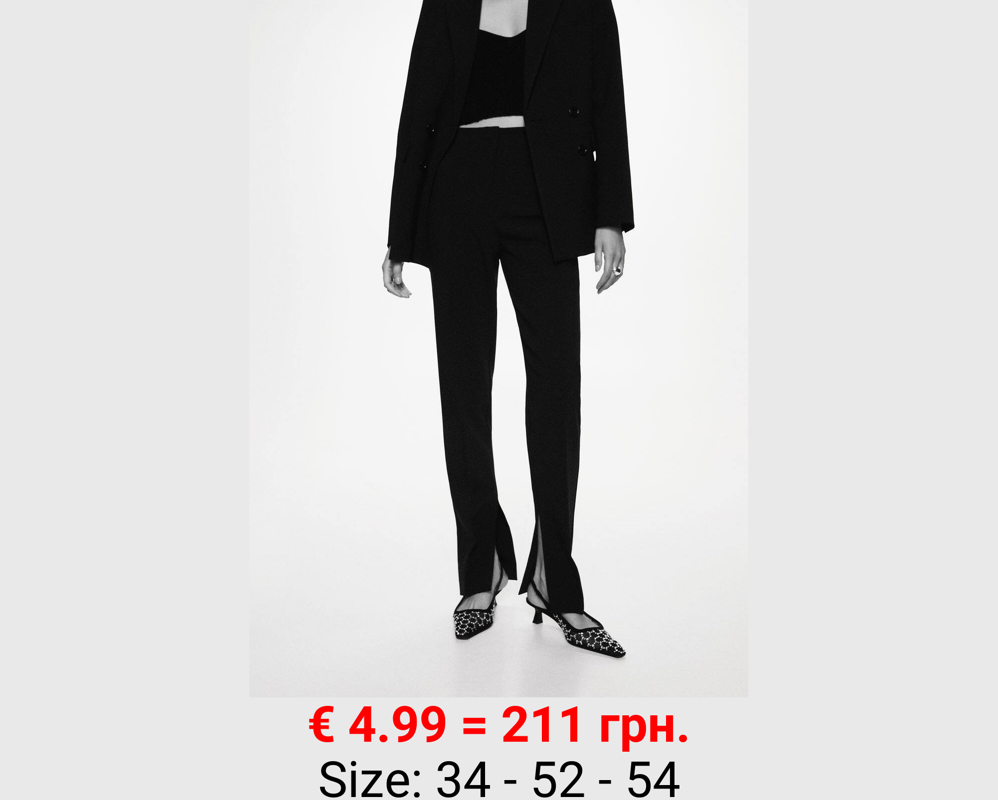 Pantalón aberturas bajo