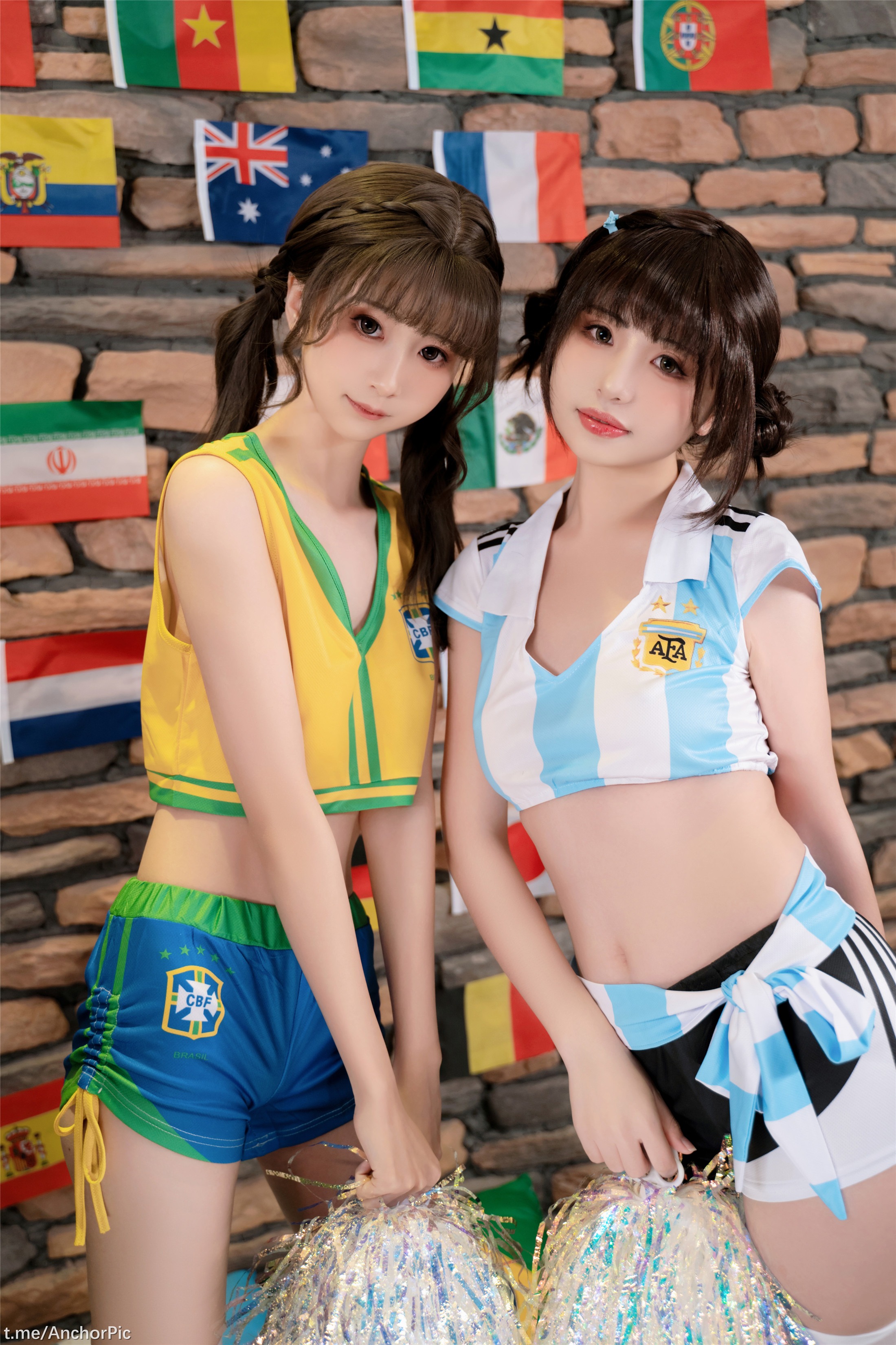 喵小吉&金鱼kinngyo(花音栗子) - 足球宝贝 86P 19