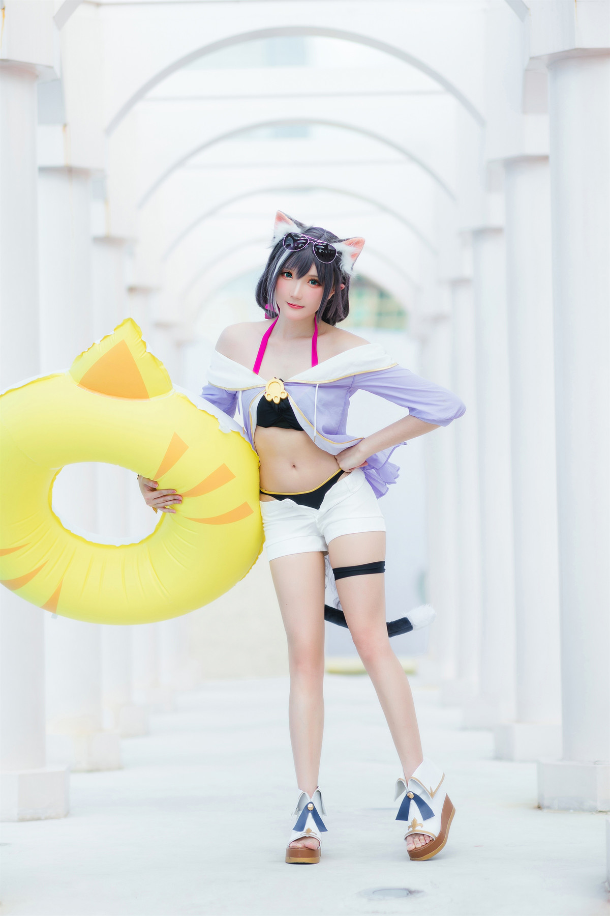 Cosplay 瓜希酱 公主连结 凯露夏日 Kyaru 15