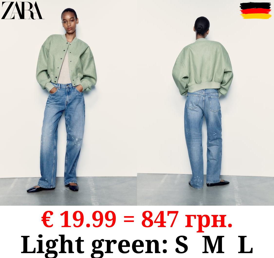 SOFT CROPPED BOMBER JACKET