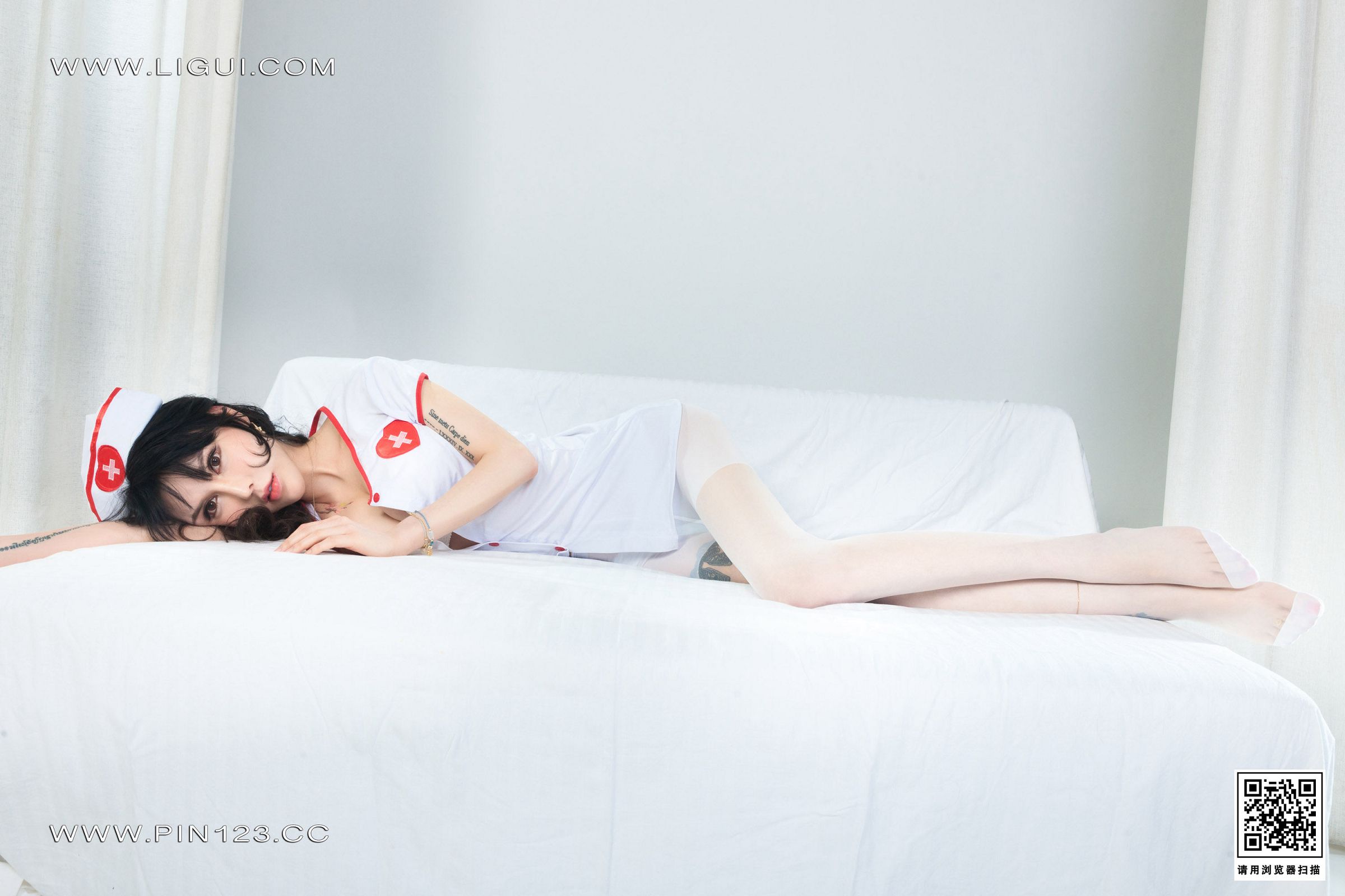 图片[38]-[Ligui丽柜]2023.04.17 《白丝天使》 猫猫-六色网