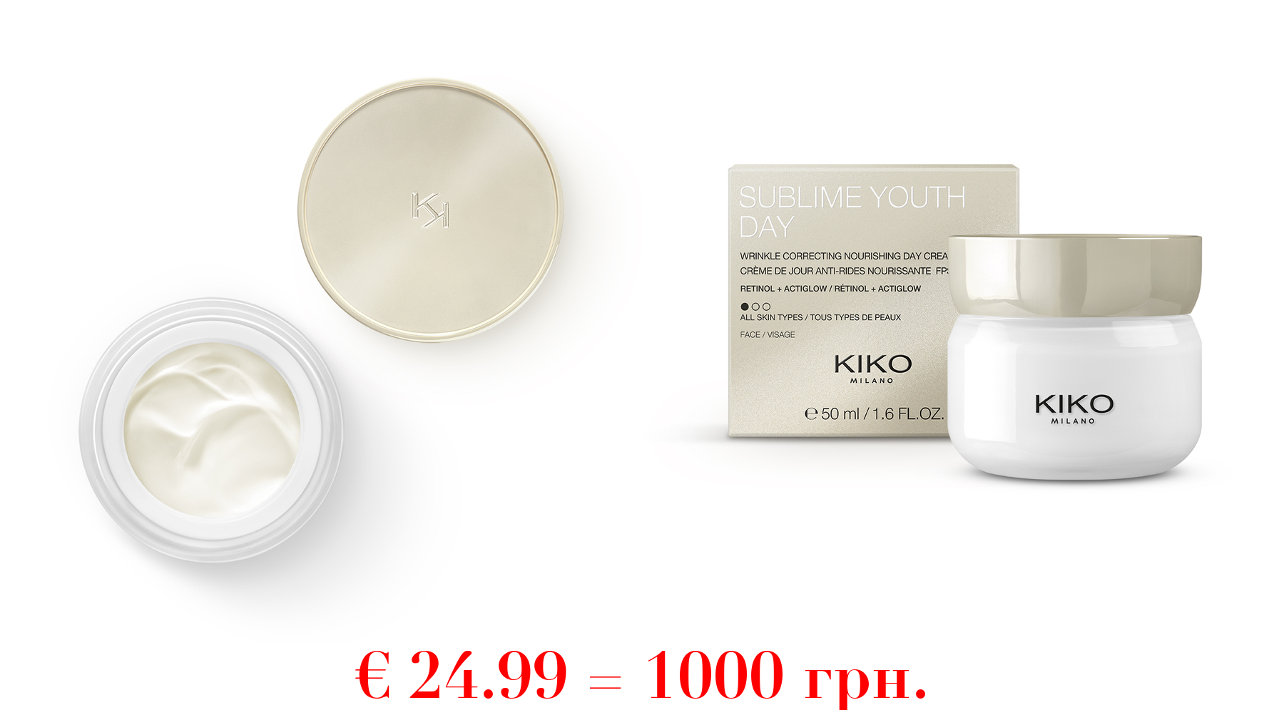 new sublime youth dayNährstoffspendende Antifalten-Tagescreme mit Retinol - LSF 15