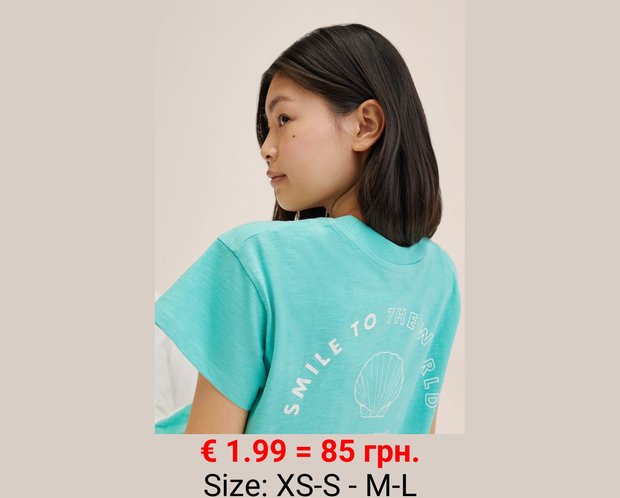 Camiseta crop estampado