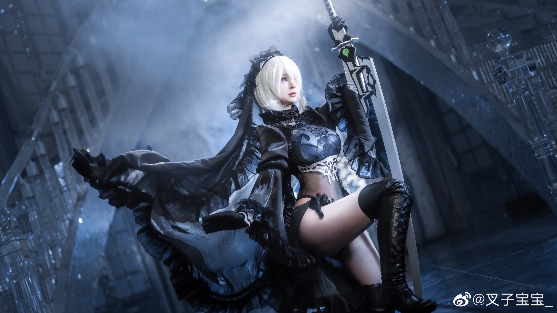 叉子宝宝 Cosplay 2B 尼尔机械纪元 12
