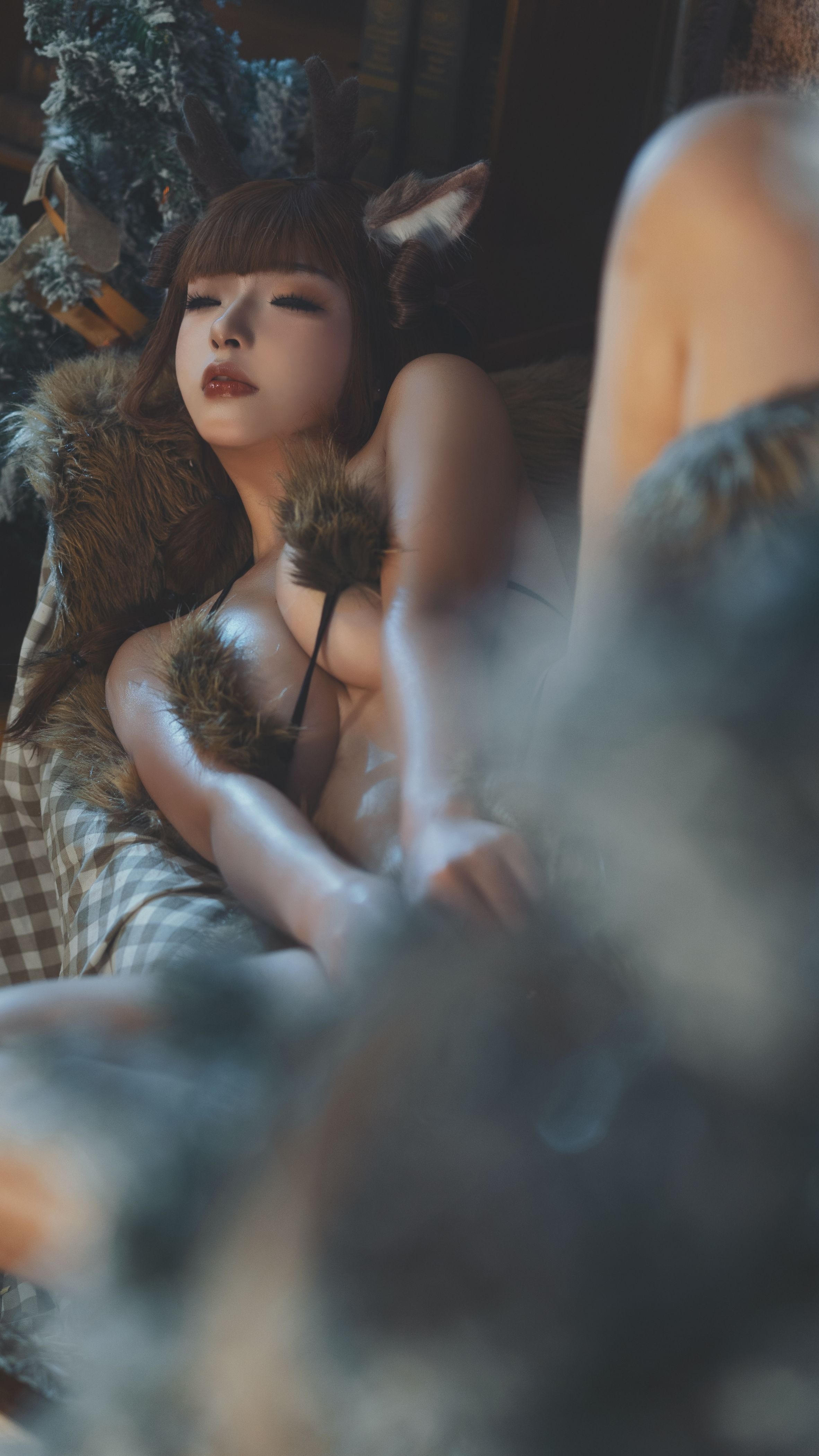 yuuhui玉汇 - 圣诞麋鹿兽耳 [110P1V-1.19GB] 19