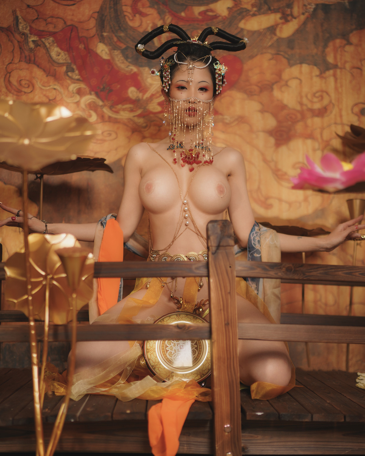 Cosplay 钛合金TiTi 画中仙 44