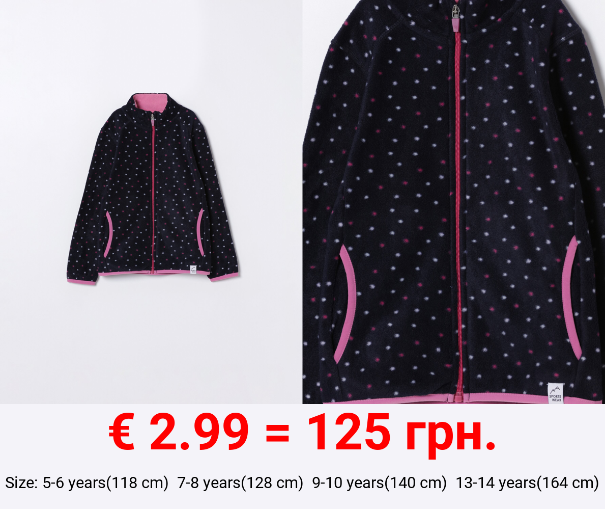 Printed fleece