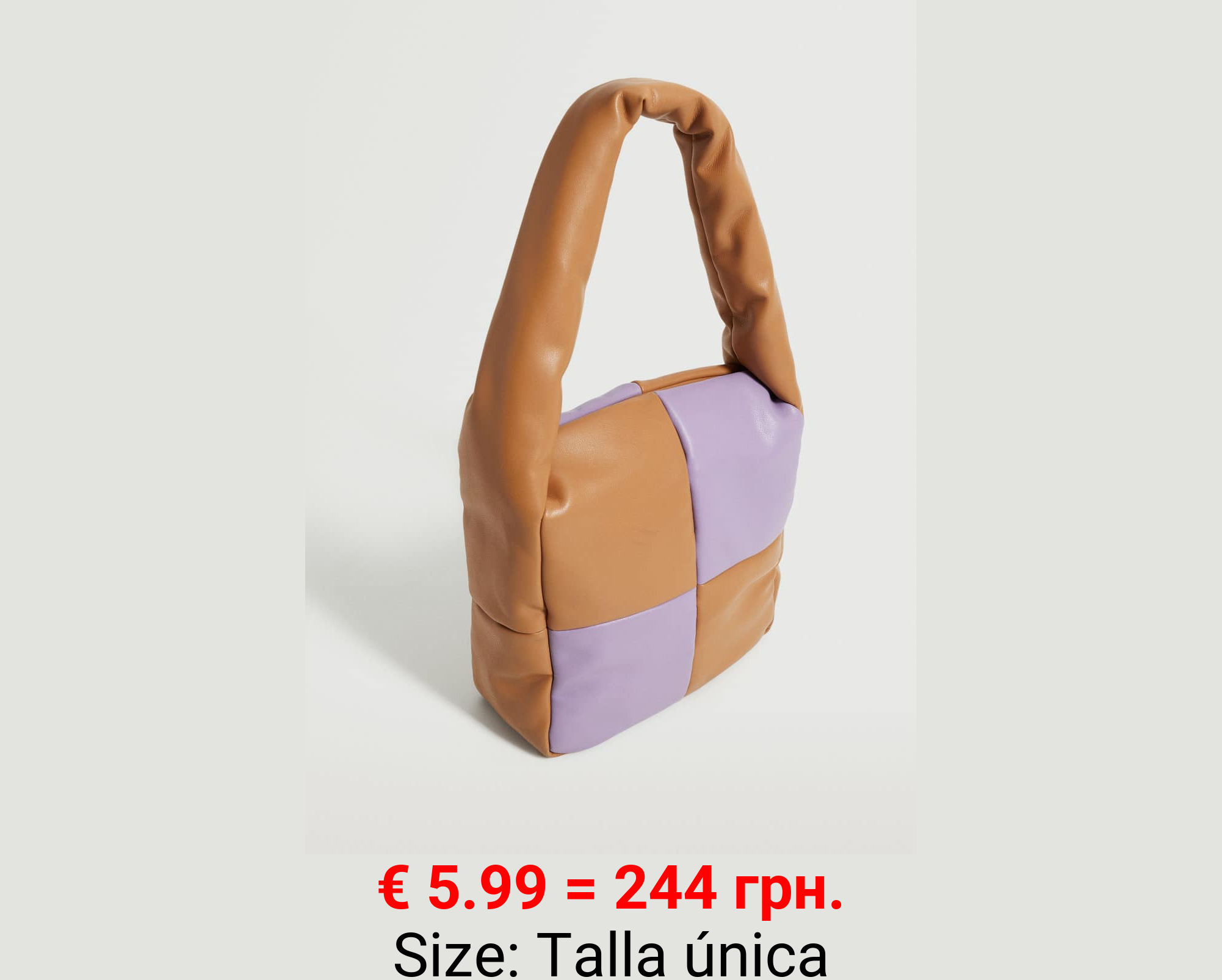 Bolso cuadrado acolchado