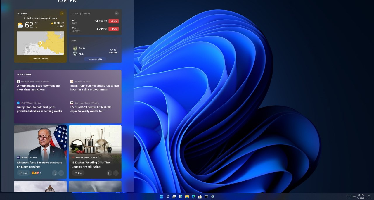 Скриншоты Windows 11