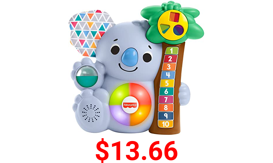 Fisher-Price Linkimals Counting Koala, musical learning toy for babies and toddlers