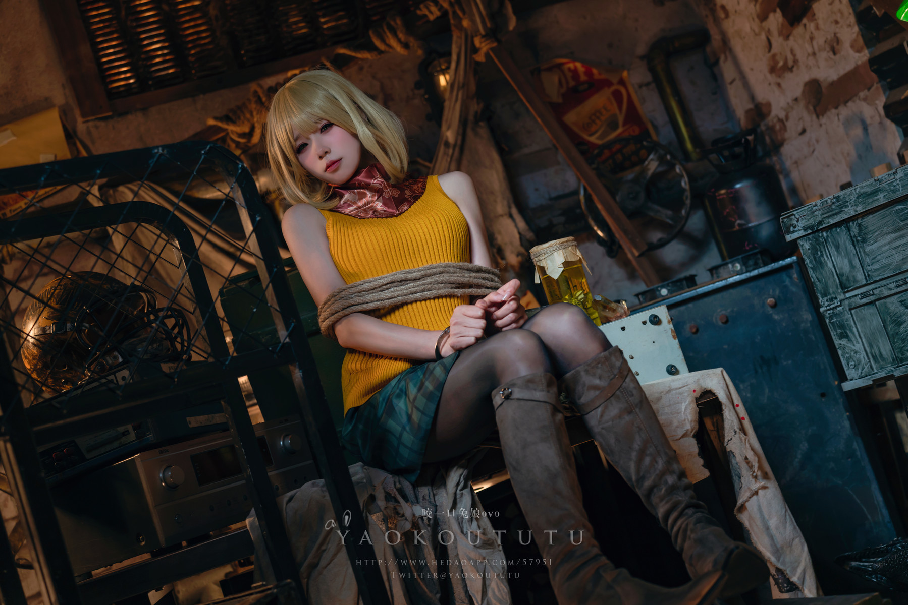 Cosplay 黏黏团子兔 生化危机4重置版 阿什莉 28