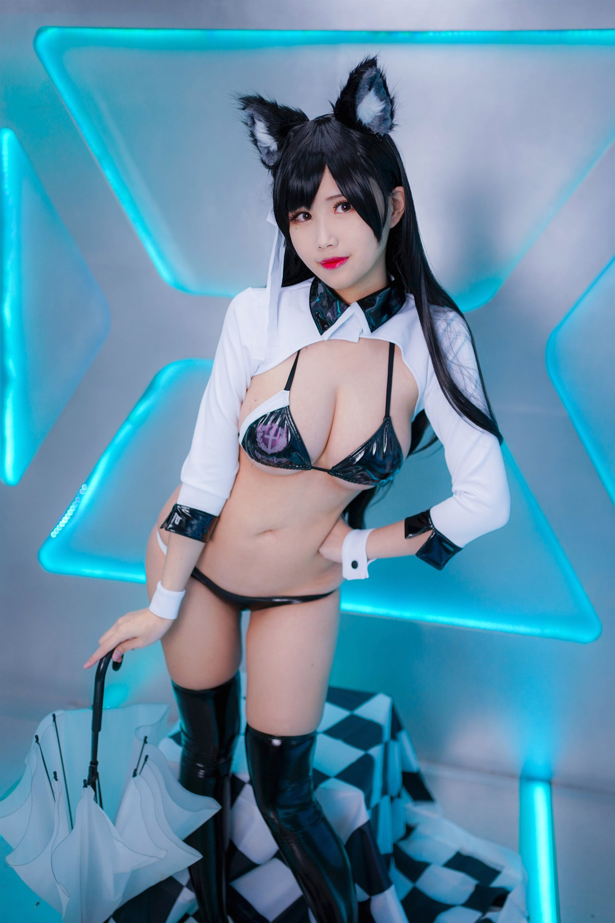 KaYa萱 Cosplay 赛车女郎 14
