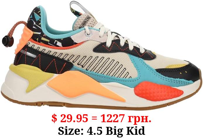 Puma Kids Girls Rs-X Hc Lace Up Sneakers Shoes Casual - Beige