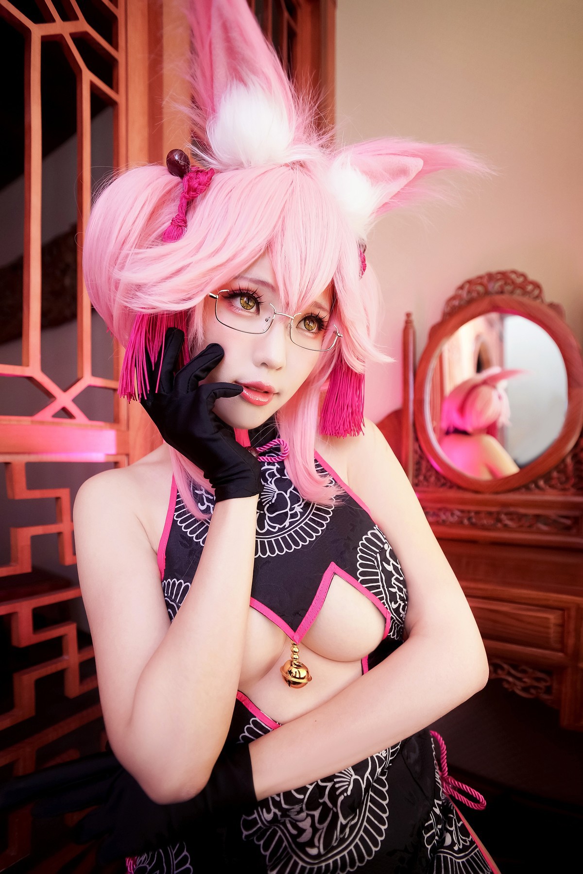 Cosplay ElyEE子 玉藻前旗袍 31