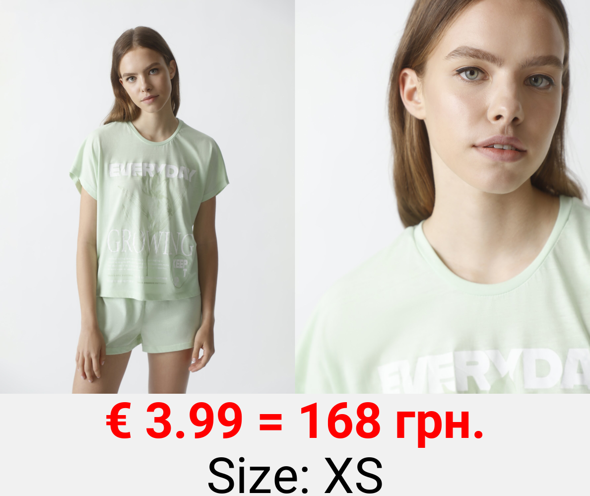 Short printed pyjamas