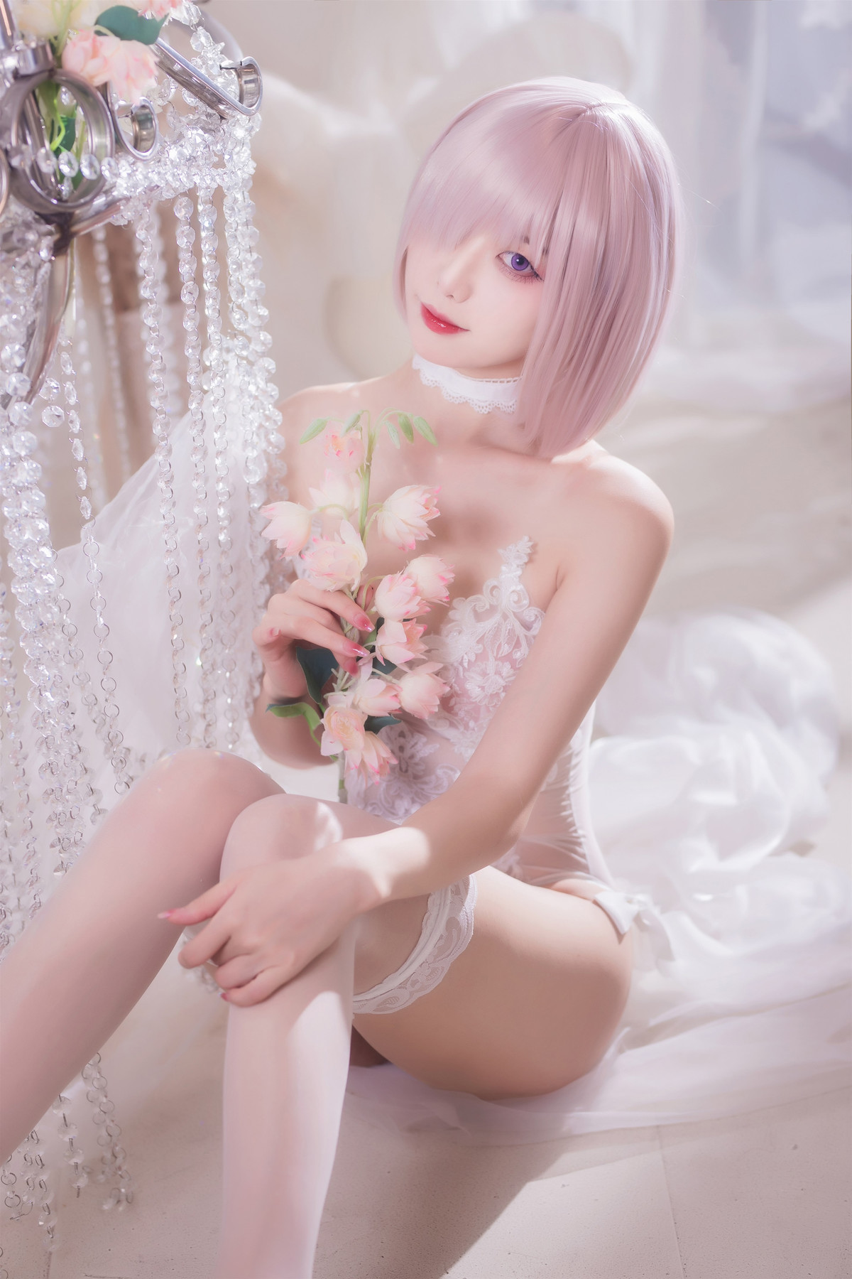 Cosplay 封疆疆v 婚纱玛修 16