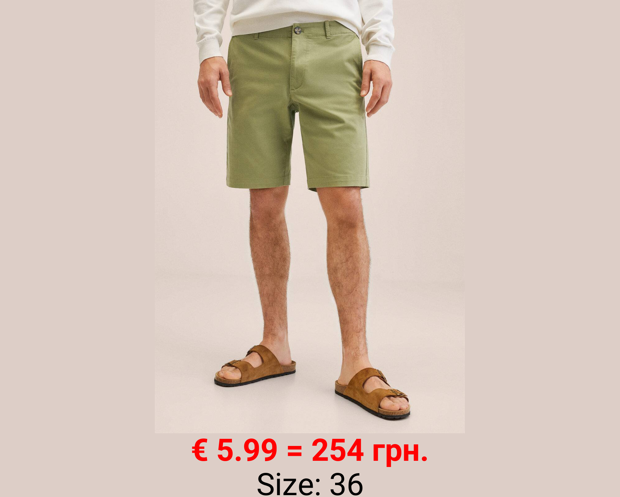 Bermudas chino algodón