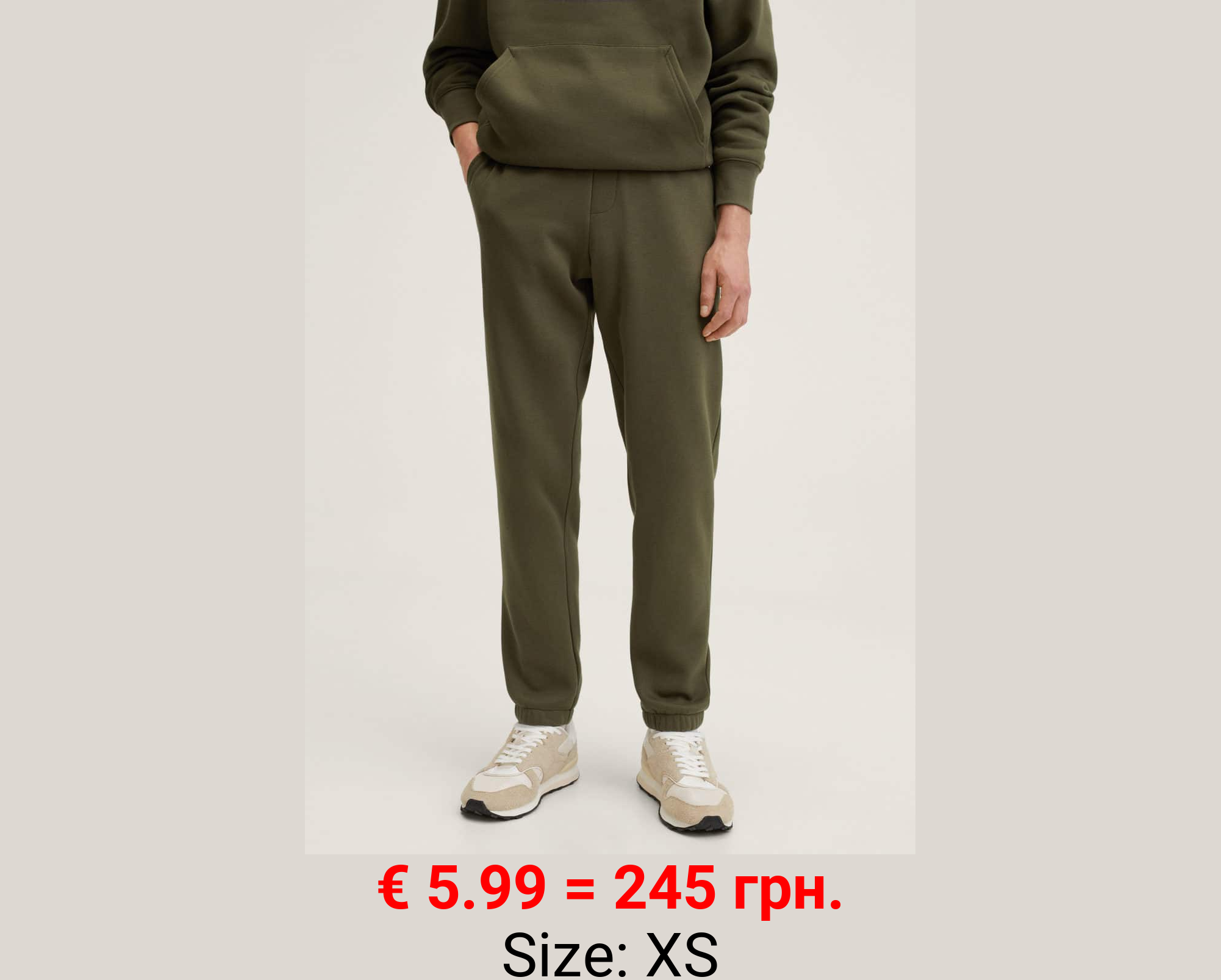 Pantalón jogger algodón sostenible