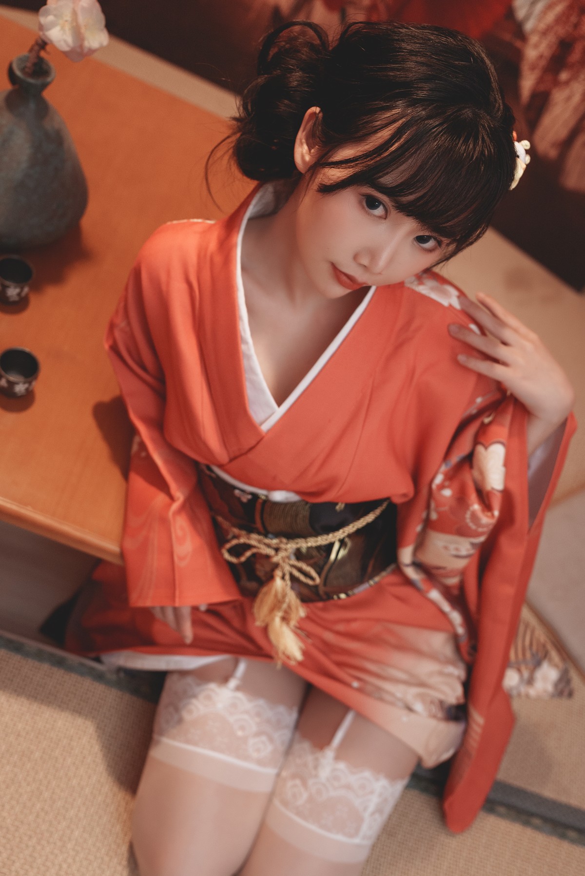Cosplay 面饼仙儿 饼子和服内景 12