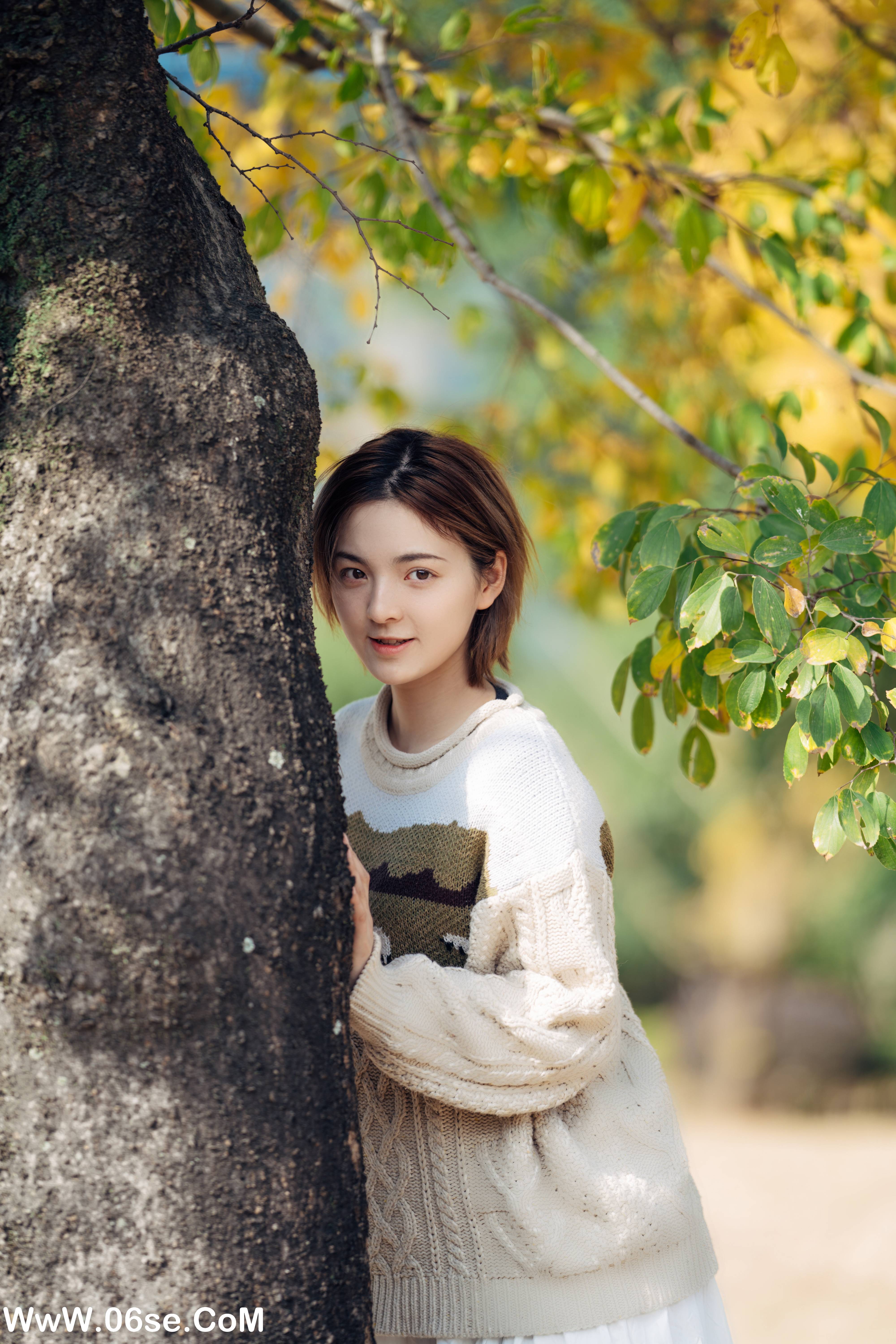 图片[9]-[YITUYU艺图语]2022.01.25 暖冬银杏，18岁的素颜女孩 dudu[34+1P／200MB]-六色网