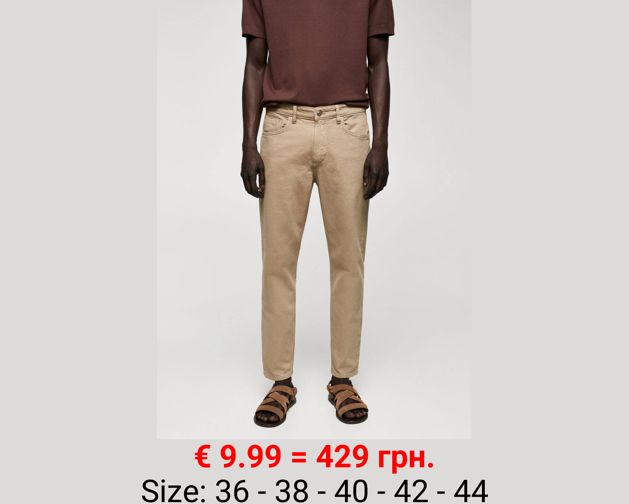 Jeans ben tapered cropped