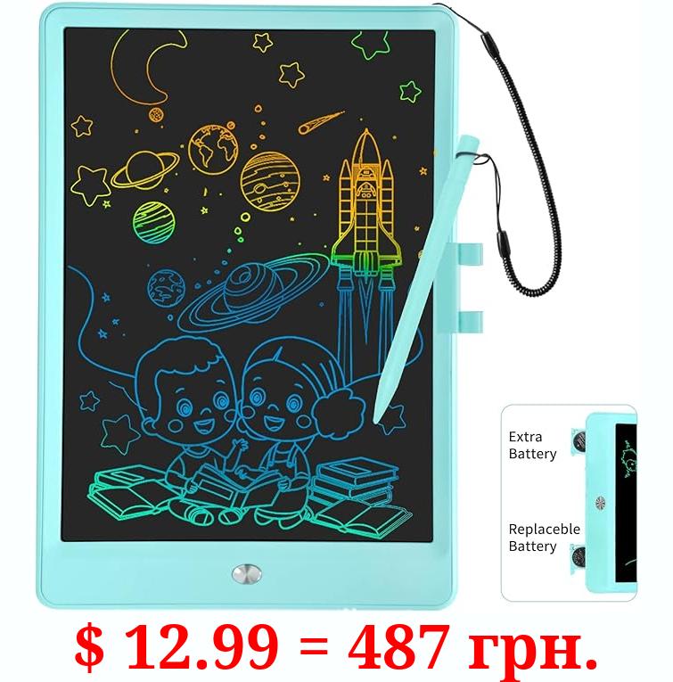 PYTTUR LCD Writing Tablet for Kids 10 Inch Colorful Toddler Doodle Board Drawing Tablet Reusable Electronic Drawing Pads Educational and Learning Toy Gift for 3-8 Years Old Boy and Girls