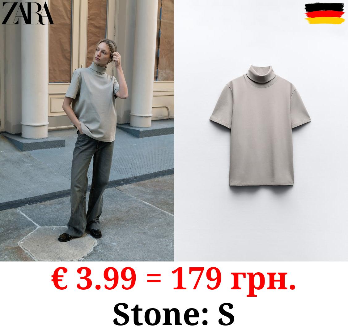 HEAVY COTTON TURTLENECK TOP