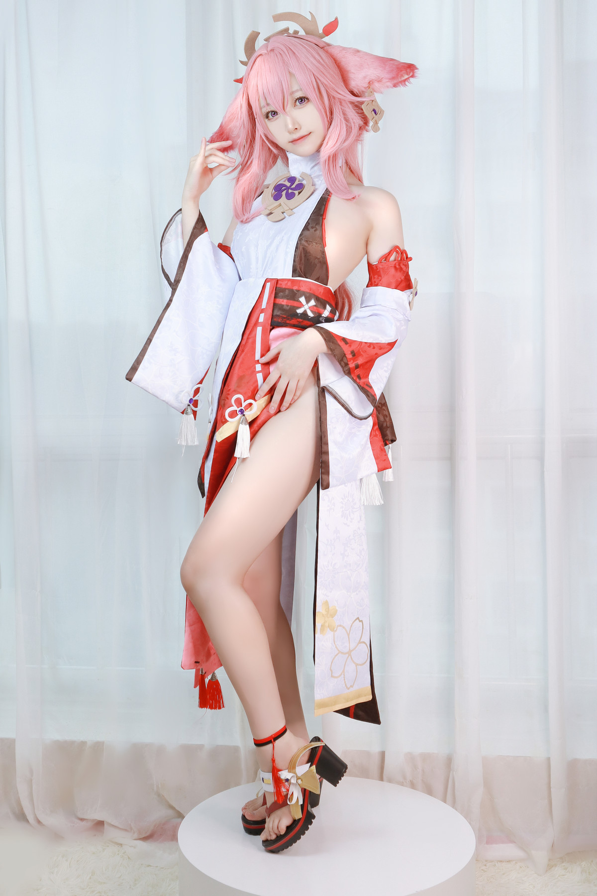Cosplay Asagiriai愛ちゃん 原神 八重神子 4