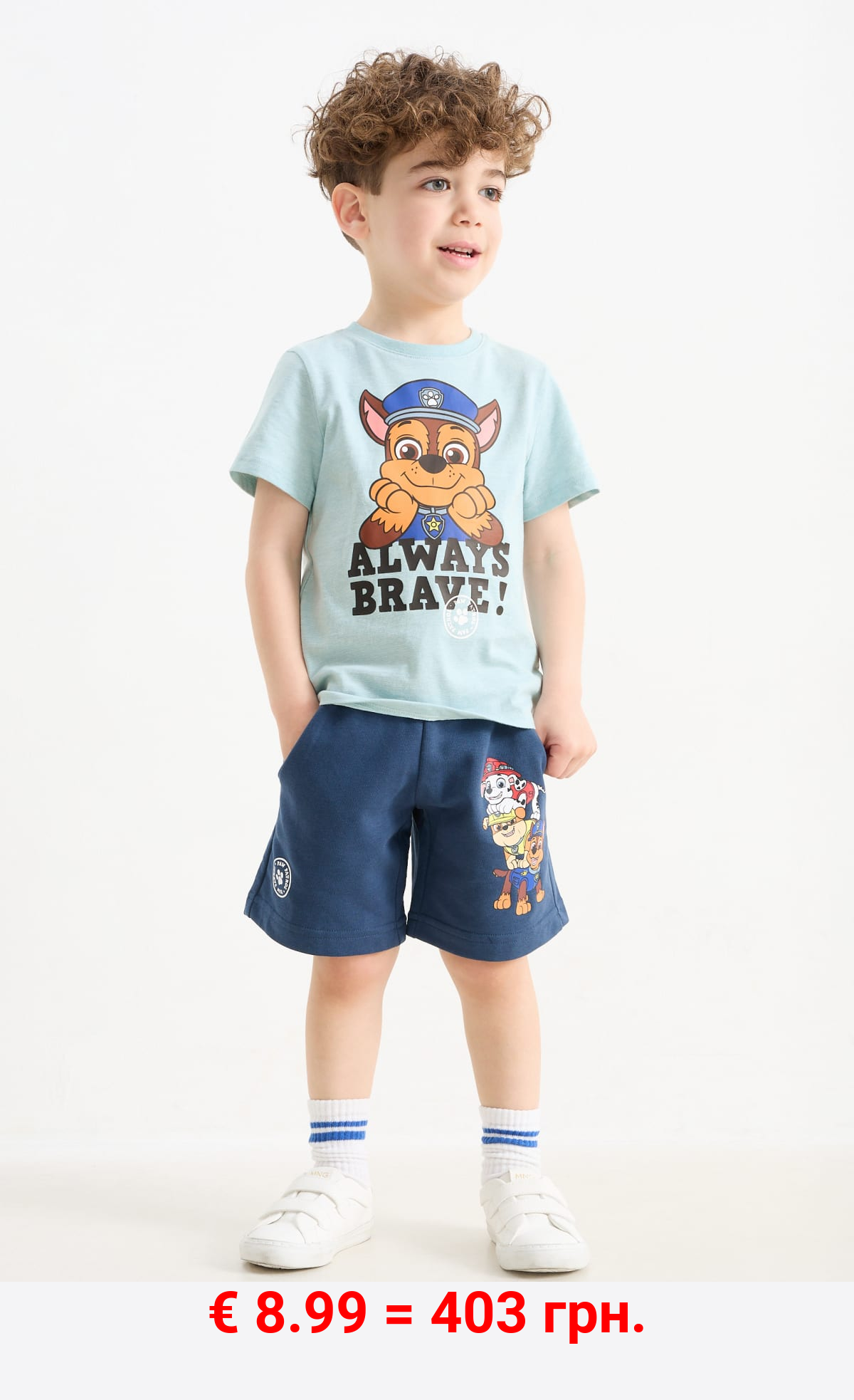 PAW Patrol - Set - Kurzarmshirt und Sweatshorts - 2 teilig